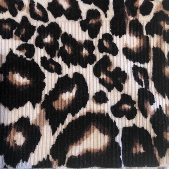 White House Black Market Animal Print Cardigan Small - Picture 7 of 7